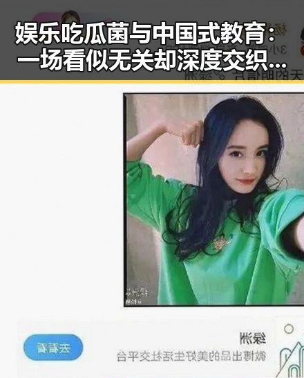 娱乐吃瓜菌与中国式教育:一场看似无关却深度交织的现象